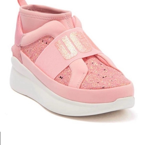 NIB Ugg Womens’s Neutra Chunky Glitter Sockliner Sneaker - Size 7 - Picture 1 of 5